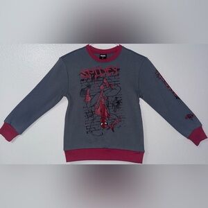 Marvel Gray and Red Spidey Sweatshirt